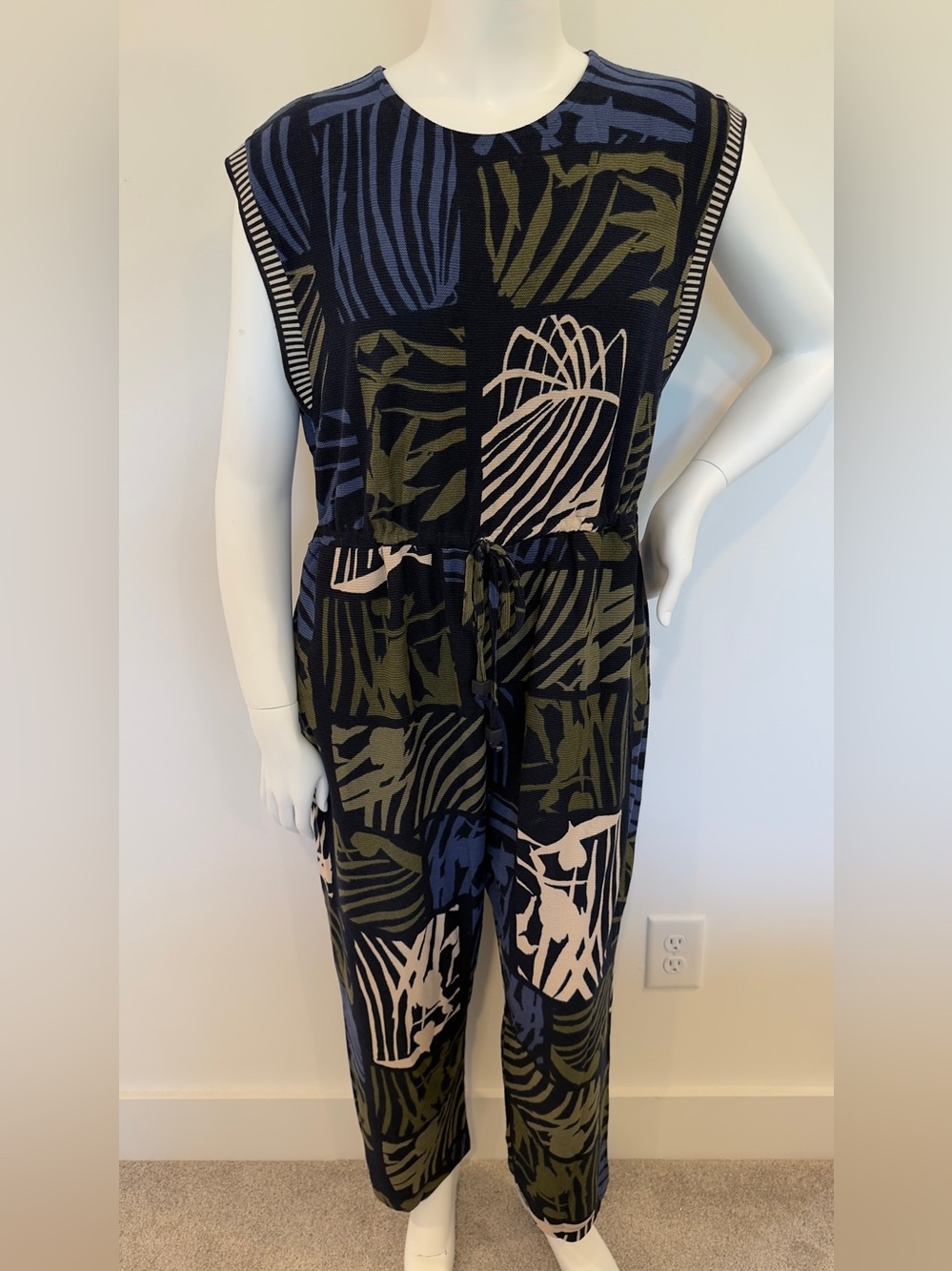 Marfinno Brazilian Abstract Jumpsuit XL